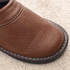 Men's & Women's Leather Winter Slippers, Thick Soft Warm Anti Slip Slides
