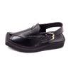 Special Black Genuine Leather Kaptaan Chappal (Pre Order)