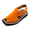 Premium Quality Special Orange Suede Leather Kaptaan Chappal (Pre Order)
