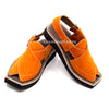 Premium Quality Special Orange Suede Leather Kaptaan Chappal (Pre Order)