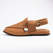Imported Leather UltraSoft Premium Quality TAN Peshawari Chappal