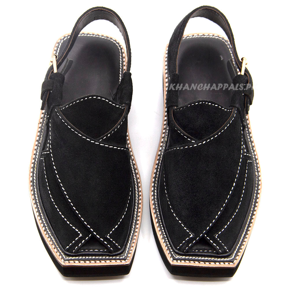 Jeans Imran Khan Peshawari Chappal Premium Quality Special Black