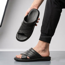 Medicated Premium Leather Slippers for Men