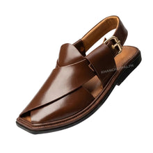 Medicated Premium Quality UltraSoft Traditional Dark Brown Peshawari Chappal