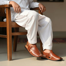 Premium Quality UltraSoft Medicated Traditional Burgundy Peshawari Chappal