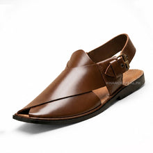 Premium Quality Peshawari Chappal Genuine Leather Dark Brown