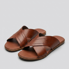 Premium Leather Slippers for Men – Comfortable & Durable Everyday Wear