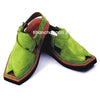 Special Handmade Green Suede (Sabar) Kaptaan Chappal (Pre Order)