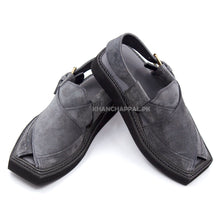 Premium Quality Special Grey Leather Kaptaan Chappal (Pre Order)
