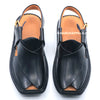 Premium Quality UltraSoft Medicated Traditional Black Peshawari Chappal