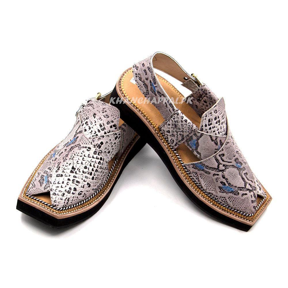 Premium Quality Special Snake Leather Kaptaan Chappal