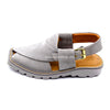 Premium Quality Hand Stitched Suede Grey Leather Peshawari Chappal