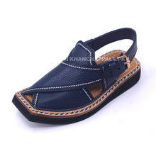 blue kaptaan chappal