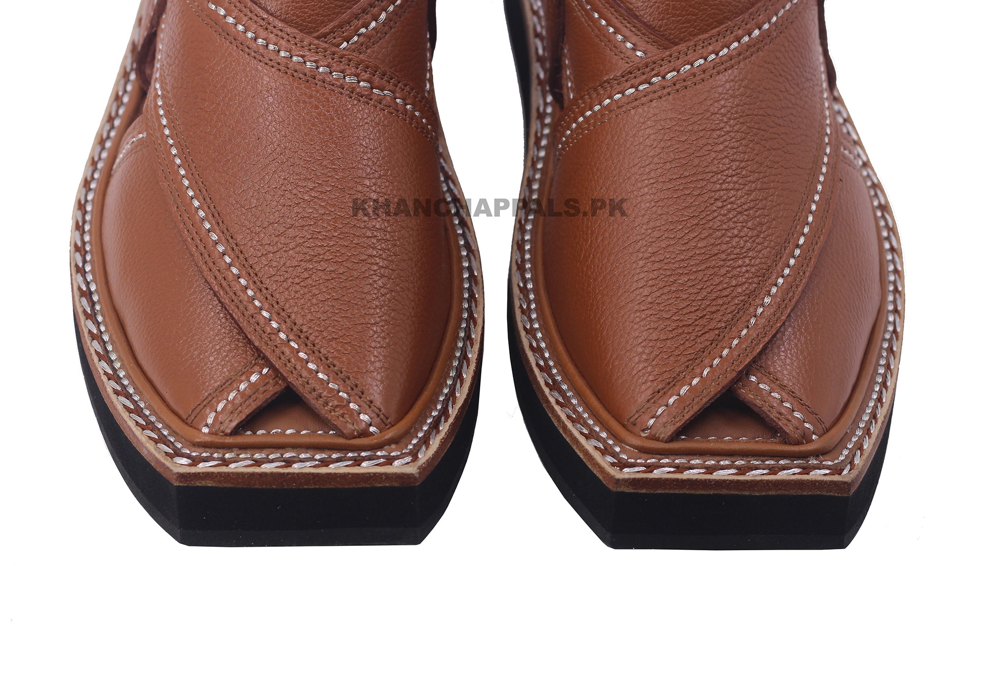 kaptaan chappal dark brown