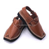 kaptaan chappal dark brown