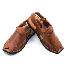 Peshawari Chappal Genuine Leather T-Shape Charsadda Chappal