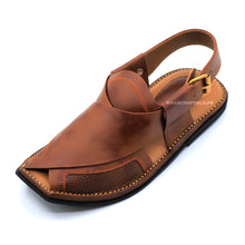 Peshawari Chappal Genuine Leather T-Shape Charsadda Chappal