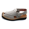 Special Gray Suede Leather Kaptaan Chappal