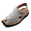 Special Gray Suede Leather Kaptaan Chappal